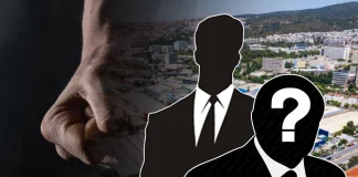 Άγρια κλοτσομπουνίδια εκδότη σε πρωτοκλασάτο φαλακρό κυβερνητικό στέλεχος με φόντο πολλά εκατομμύρια