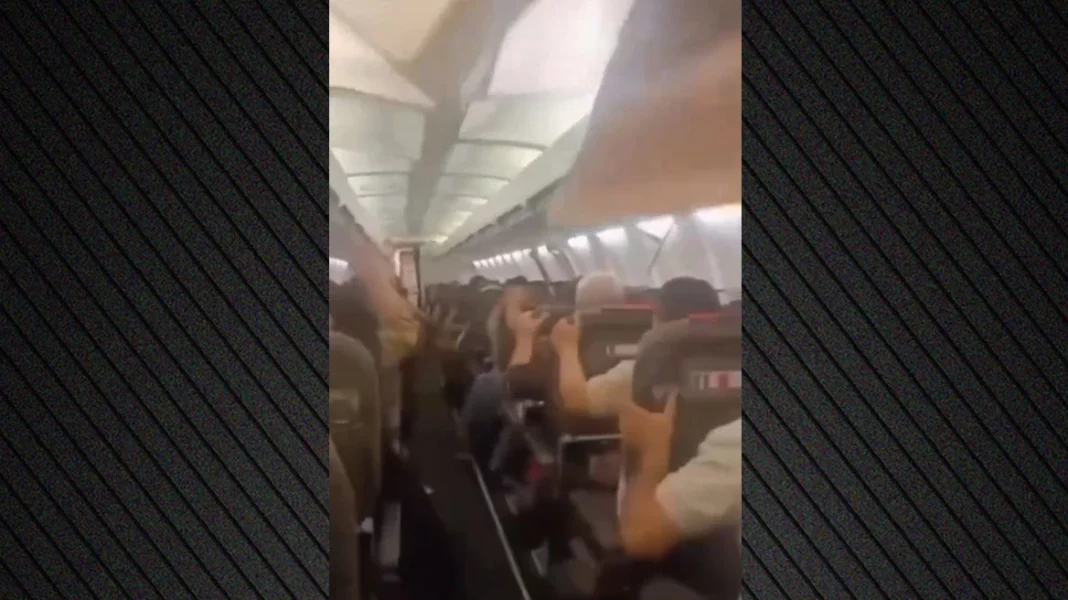 Τρόμος σε πτήση Boeing 737 στο Ιράν: Το εσωτερικό του αεροπλάνου διαλύεται μετά από βλάβη στην απογείωση-(VIDEO)