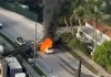 Τέσσερις τραυματίες μετά από κατάρρευση γερανού στο Μαϊάμι, ο χειριστής πήδηξε τελευταία στιγμή - (VIDEO)