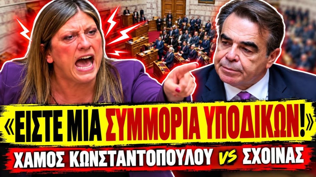 Άγριο ξέσπασμα Κωνσταντοπούλου κατά Σχοινά: «Είστε μία κυβέρνηση υπόδικων» -(VIDEO)