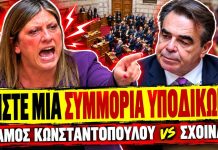 Άγριο ξέσπασμα Κωνσταντοπούλου κατά Σχοινά: «Είστε μία κυβέρνηση υπόδικων» -(VIDEO)