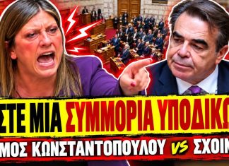 Άγριο ξέσπασμα Κωνσταντοπούλου κατά Σχοινά: «Είστε μία κυβέρνηση υπόδικων» -(VIDEO)