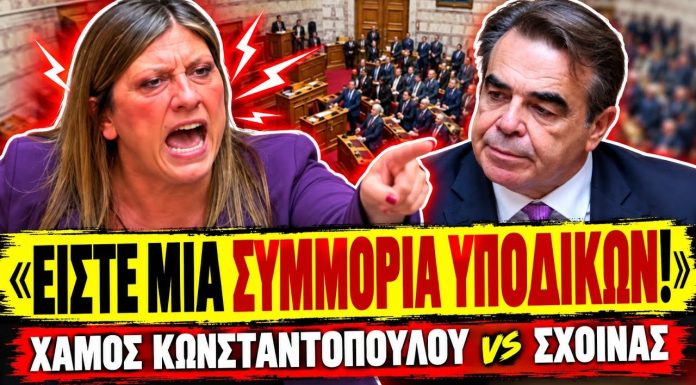 Άγριο ξέσπασμα Κωνσταντοπούλου κατά Σχοινά: «Είστε μία κυβέρνηση υπόδικων» -(VIDEO)