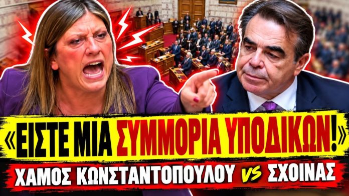 Άγριο ξέσπασμα Κωνσταντοπούλου κατά Σχοινά: «Είστε μία κυβέρνηση υπόδικων» -(VIDEO)