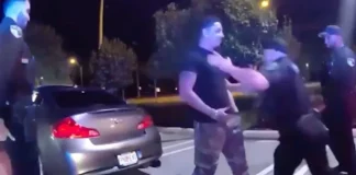 Από το οκτάγωνο στον δρόμο: Πρώην μαχητής του UFC και νυν αστυνομικός «ξάπλωσε» με μία κίνηση οδηγό που τον…
