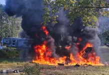 Συντριβή F-16 στο Μίσιγκαν των ΗΠΑ, σώος ο πιλότος