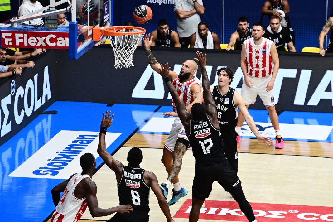 Ολυμπιακός – ΠΑΟΚ 101-96: «Ερυθρόλευκος» ο πρώτος τίτλος με χορταστικό τελικό στο Super Cup