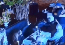 Άγριο βίντεο: Ατρόμητος σερβιτόρος αφοπλίζει δικηγόρο που θέλει να εκτελέσει την πρώην σύζυγό του Άγριο βίντεο: Ατρόμητος σερβιτόρος αφοπλίζει δικηγόρο που θέλει να εκτελέσει την πρώην σύζυγό του