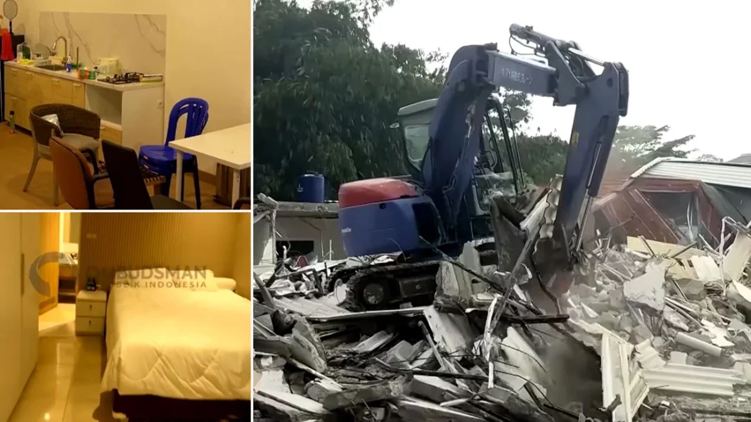Γκρέμισαν πολυτελείς «βίλες» μέσα σε φυλακή στην Ινδονησία, είχαν πισίνα, γυμναστήριο και ουίσκι