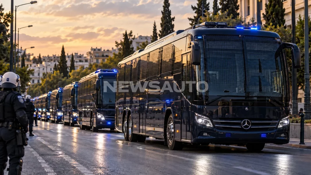 261017095311_Mat_Bus Εξήντα νέα λεωφορεία Mercedes-Benz για τα ΜΑΤ θα αγοράσει η ΕΛ.ΑΣ, από την Τουρκία