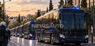 Εξήντα νέα λεωφορεία Mercedes-Benz για τα ΜΑΤ θα αγοράσει η ΕΛ.ΑΣ, από την Τουρκία