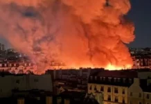 Τέσσερις αιώνες ιστορίας έγιναν στάχτη: Μεγάλη φωτιά κατέκαψε την ιστορική αγορά Marché des Enfants Rouges στο Παρίσι