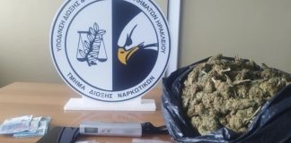 Ηράκλειο: Συνελήφθη 35χρονος για ναρκωτικά – Κατασχέθηκαν πάνω από 2,5 κιλά κάνναβης και κοκαΐνη