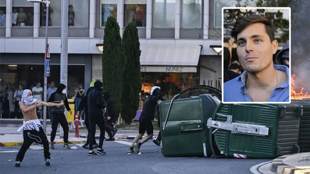 Χάος στο Μπιλμπάο: Σοβαρά επεισόδια και συλλήψεις μετά την ακύρωση εκδήλωσης ακροδεξιού ινφλουένσερ, κουκουλοφόροι…