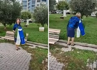 Η Καρυστιανού κατέθεσε τελικά μόνη της στεφάνι στη Θεσσαλονίκη για την 28η Οκτωβρίου