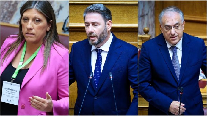 «Τριγωνική» σύγκρουση Κωνσταντοπούλου, Ανδρουλάκη, Θεοδωρικάκου στη Βουλή