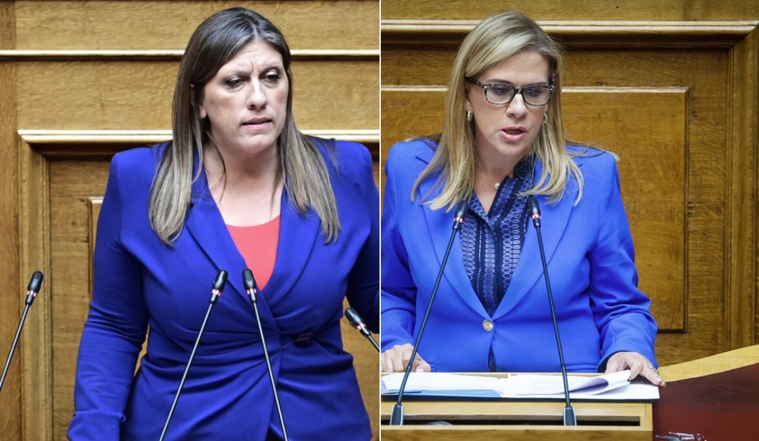 Άγριος καβγάς Κωνσταντοπούλου – Ράπτη στη Βουλή για τα Τέμπη: «Λύκοι με προβιά προβάτου», «Λέτε ψέματα»