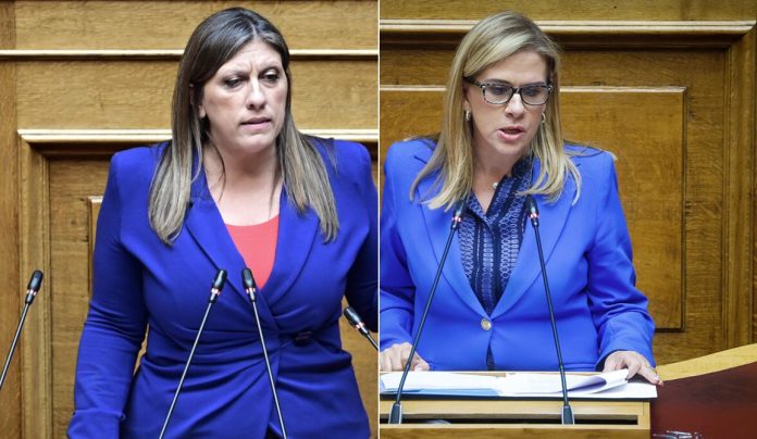Άγριος καβγάς Κωνσταντοπούλου – Ράπτη στη Βουλή για τα Τέμπη: «Λύκοι με προβιά προβάτου», «Λέτε ψέματα»