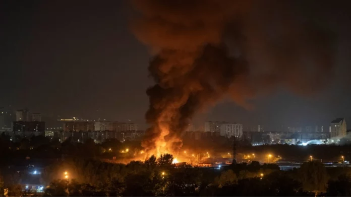 Δύο νεκροί και 21 τραυματίες από ρωσική επίθεση στο Κίεβο, στο στόχαστρο σταθμός ηλεκτροπαραγωγής Δύο νεκροί και 21 τραυματίες από ρωσική επίθεση στο Κίεβο, στο στόχαστρο σταθμός ηλεκτροπαραγωγής