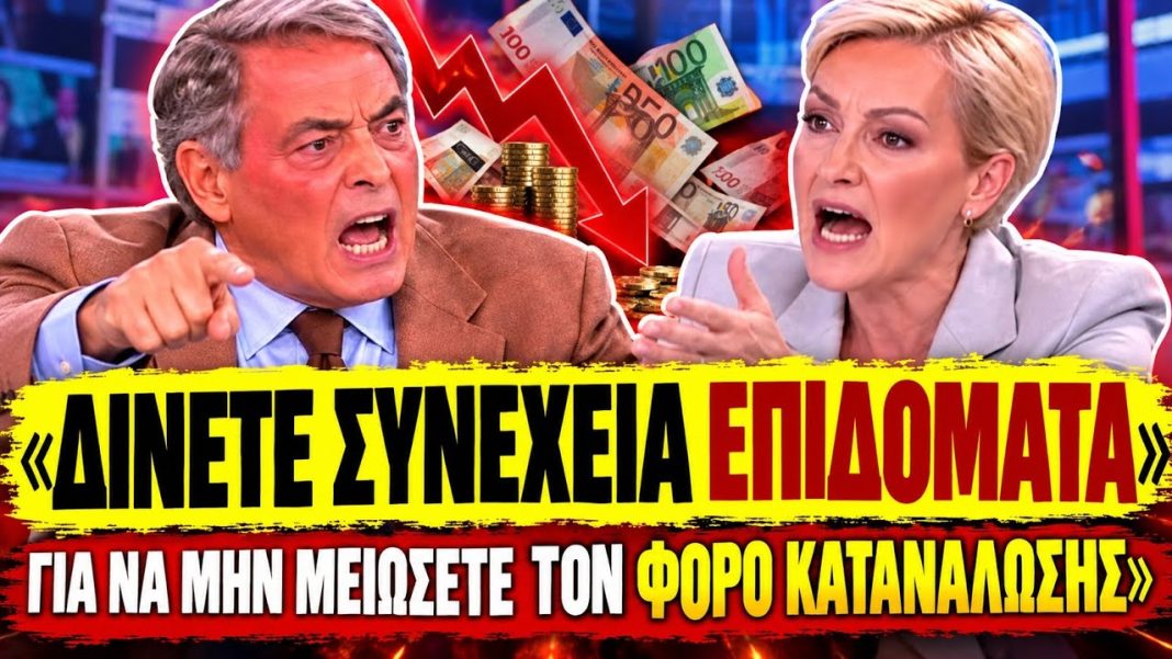 maxresdefault Χασαπόπουλος πάει τάπα τη Σδούκου: «Δίνετε επιδόματα για να μην μειώσετε τον φόρο κατανάλωσης»-(VIDEO)