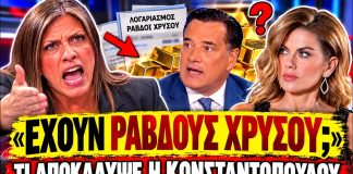Κωνσταντοπούλου ξεμπροστιάζει τον Γεωργιάδη: «Η Μανωλίδου έχει λογαριασμό με ράβδους χρυσού;»-(VIDEO)