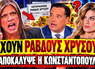 Κωνσταντοπούλου ξεμπροστιάζει τον Γεωργιάδη: «Η Μανωλίδου έχει λογαριασμό με ράβδους χρυσού;»-(VIDEO)