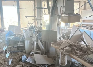 Νέα ρωσική επίθεση στο Κίεβο με στόχο υποδομές, ένας τραυματίας από χτύπημα σε νοσοκομείο, φωτογραφίες