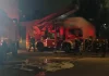 Μεγάλη φωτιά σε βιοτεχνία υφασμάτων στον Ελαιώνα-(VIDEO)