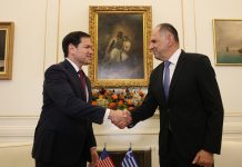 Γεραπετρίτης-Ρούμπιο: “Η συνεργασία με τις ΗΠΑ δεν ήταν ποτέ πιο ισχυρή” – “Η Ελλάδα αποτελεί απαραίτητο σύμμαχο του…