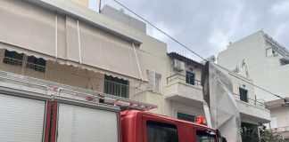 Κατέρρευσε μέρος εγκαταλελειμμένου κτιρίου στην Ακαδημία Πλάτωνος